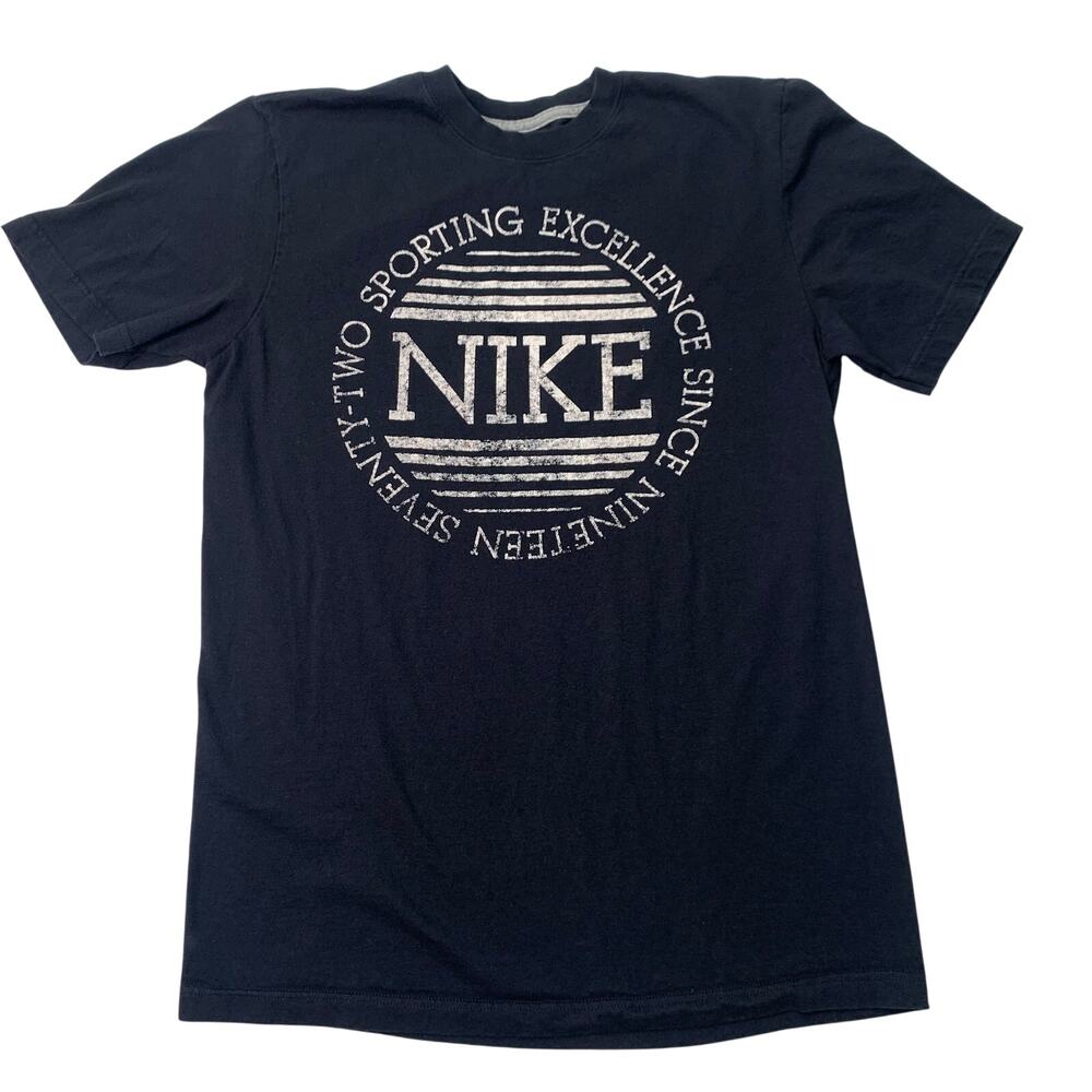 Nike Mens Medium Cotton Tee Shirt Sporting Excellence Short Sleeve Standard Fit